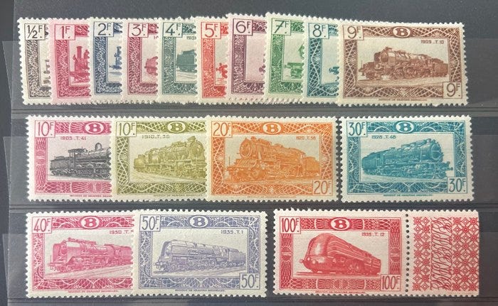 Belgia 1949 - Koko sarja Locomotieven - OBP/COB TR304/20
