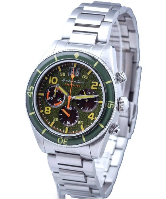 Spinnaker - FLEUSS - Mechanical Seiko - Chronograph 1/10th Quartz