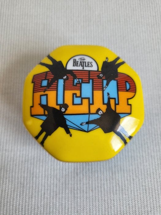 The Franklin Mint – The Best of the Beatles – “Help” – Boîte à mu