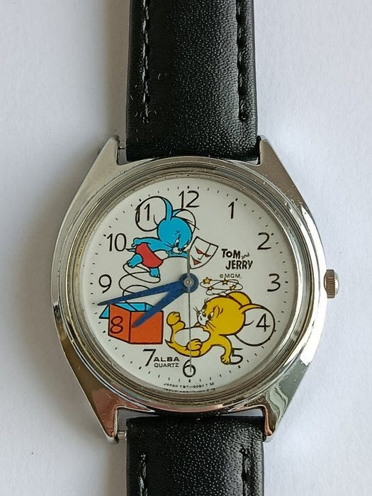 Seiko - Alba - Tom and Jerry - Y561-6000 - Unisex - 1990-1999