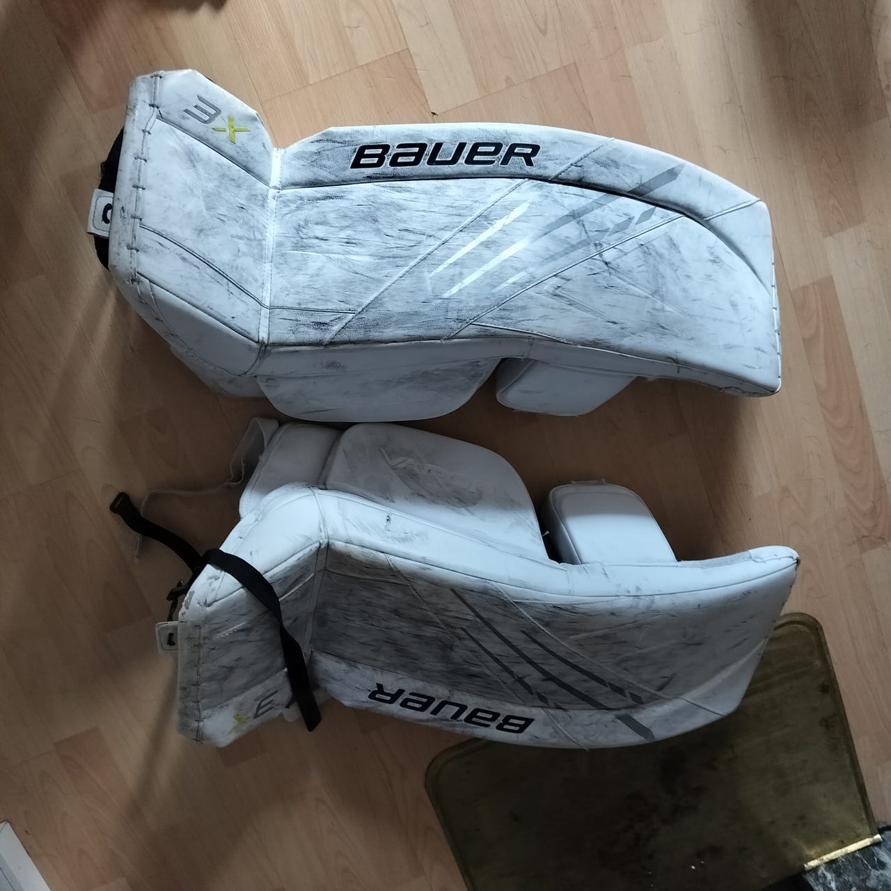 Bauer jääkiekkomaalivahdin patjat valkoinen