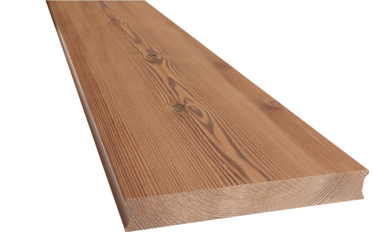 Terassilauta 26x185 harjattu thermomänty, 168m