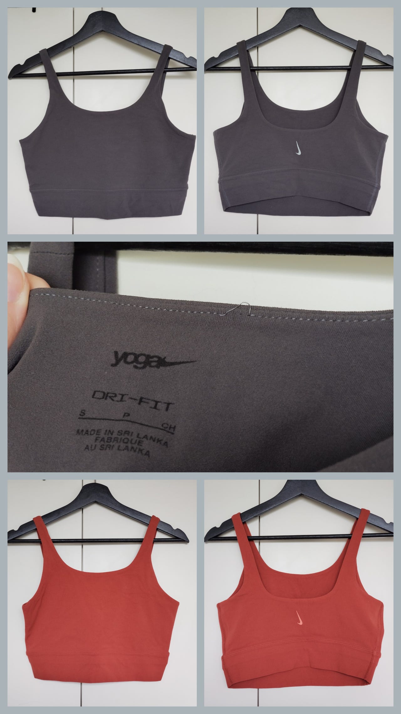 2 kpl Nike Yoga toppia, koko S