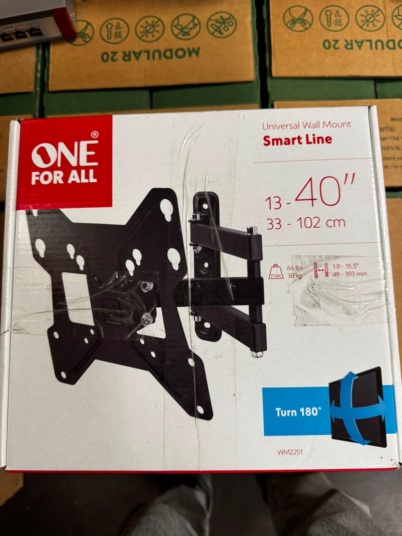 One For All WM2251 TV Wall Mount (13-40 / Turn 180°) - In Box