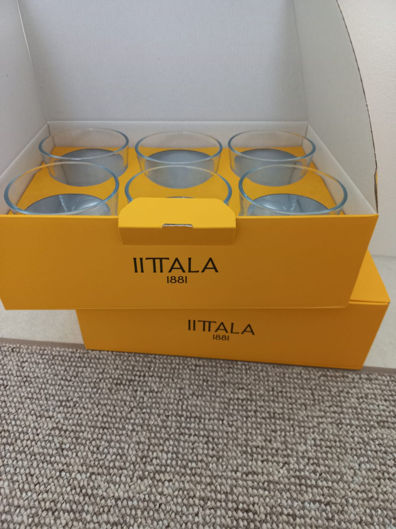 Uudet Iittala Kartio juomalasi 12 kpl