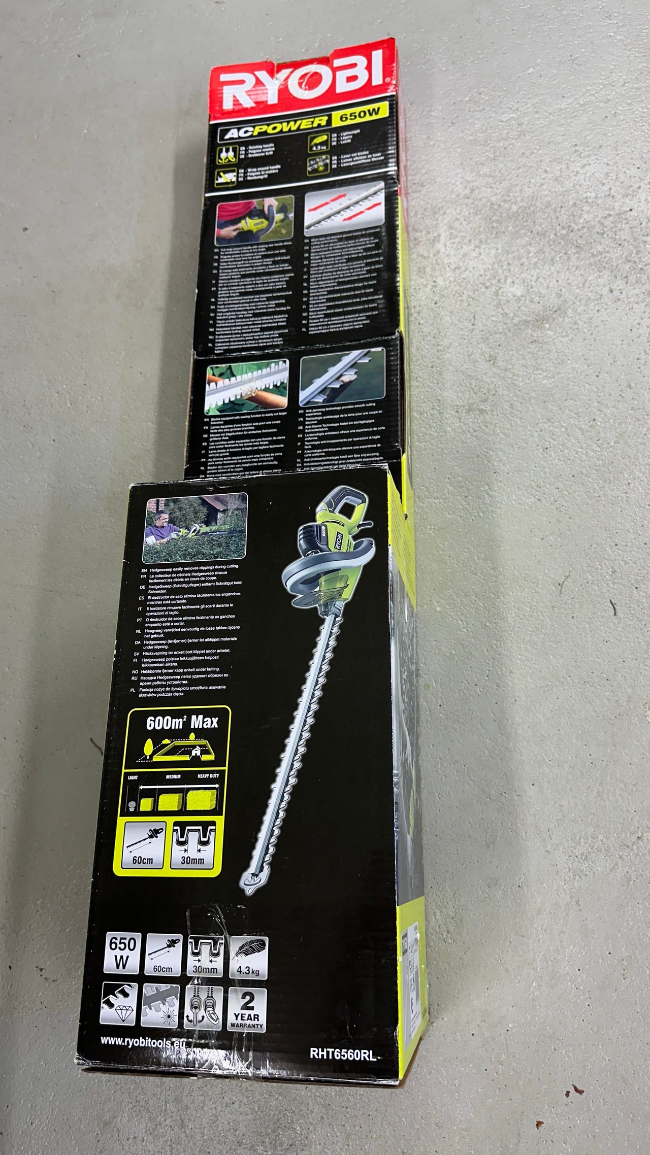 Ryobi RHT6560RL pensasleikkuri 650W (60 cm)