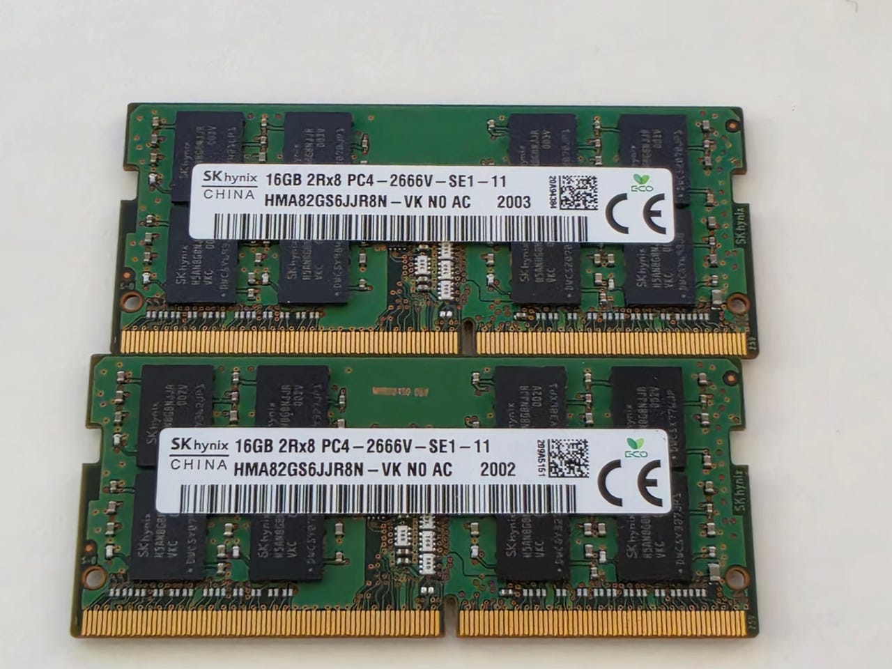 32GB(2x16GB) SK Hynix DDR4 2666MHz SODIMM PC4-25600 | Tori