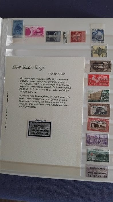 Italia - Katalogi, jossa on noin 1000 postimerkkiä Italian alueel