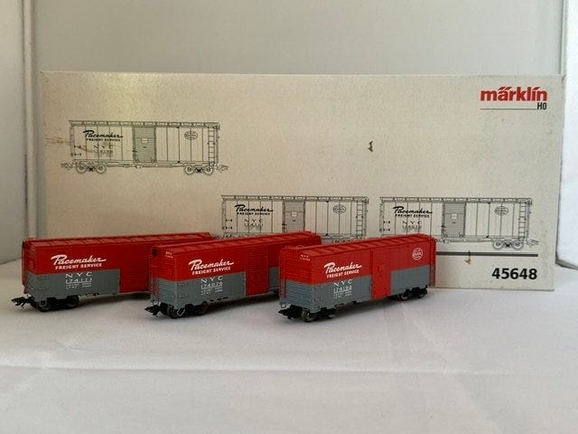 Märklin H0 - 45648 - Pienoisjunaradan tavaravaunusetti (3) - Sett