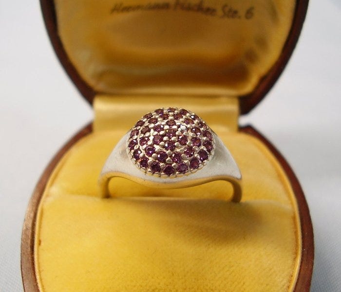 Sormus Hopea - 0.37ct. tw. Ametisti - Suunnittelijan luonnos