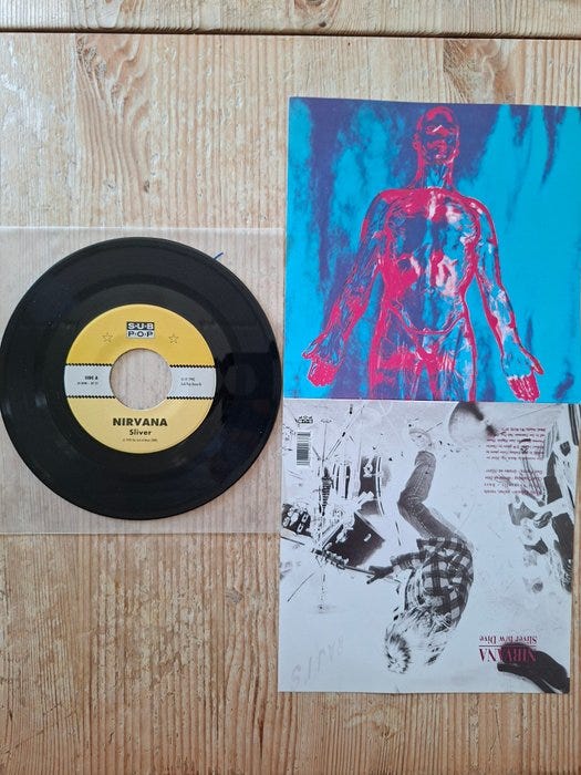 Nirvana - Sliver (RARE USA Pressing!) (Sleeve misprint!) - Useita