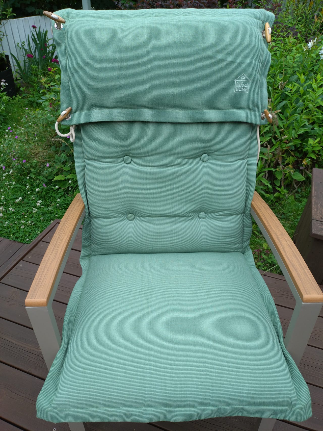 Terassi/parveketuolin pehmusteet 4kpl yht.20€