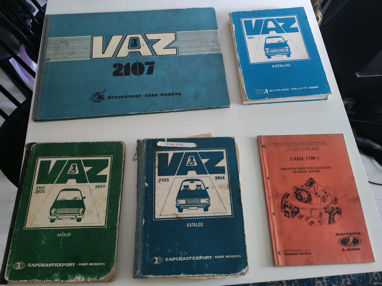 Lada VAZ korjaus- ja huoltokirjat