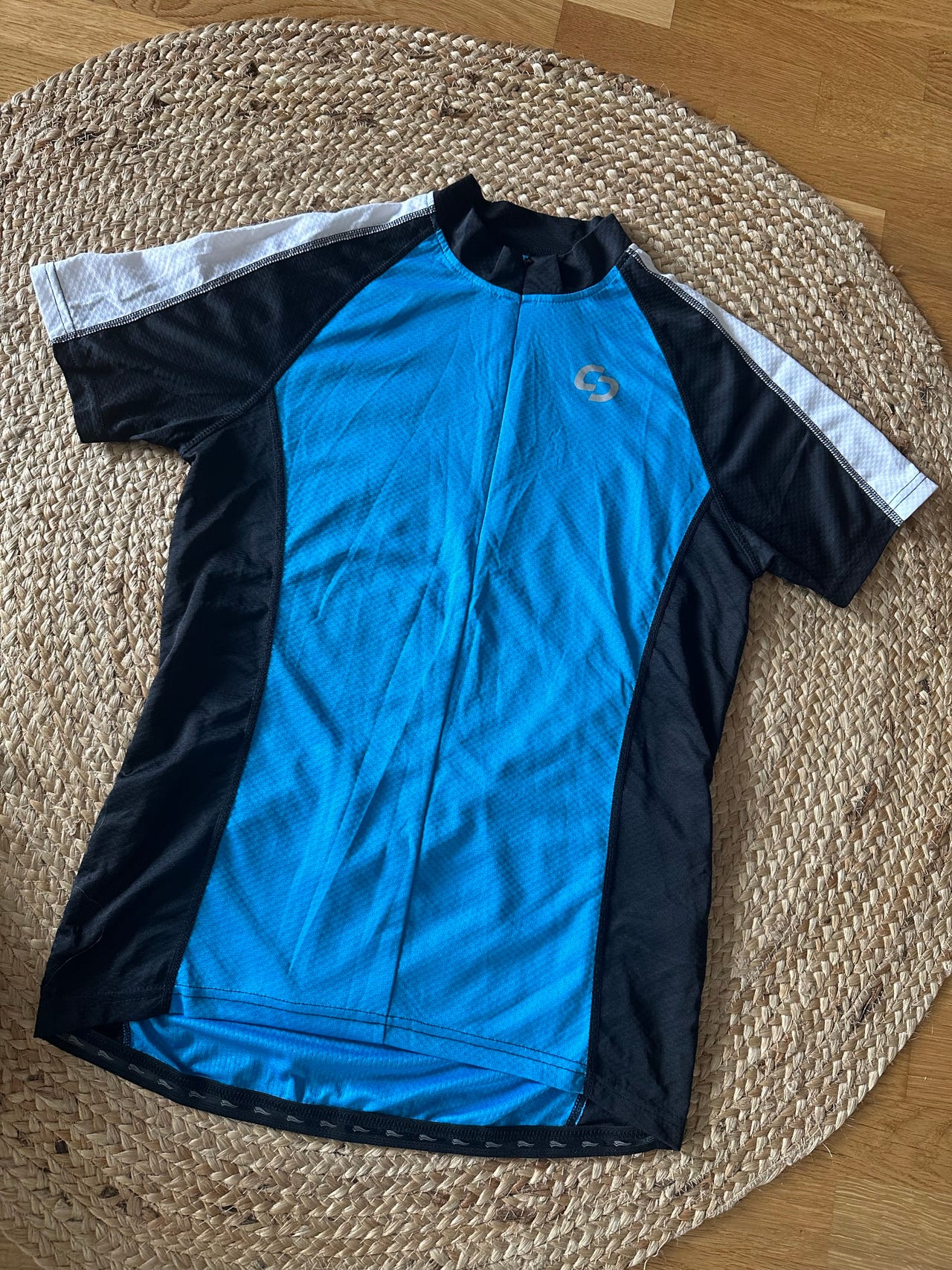 Crivit Sports pyöräilypaita L sininen musta