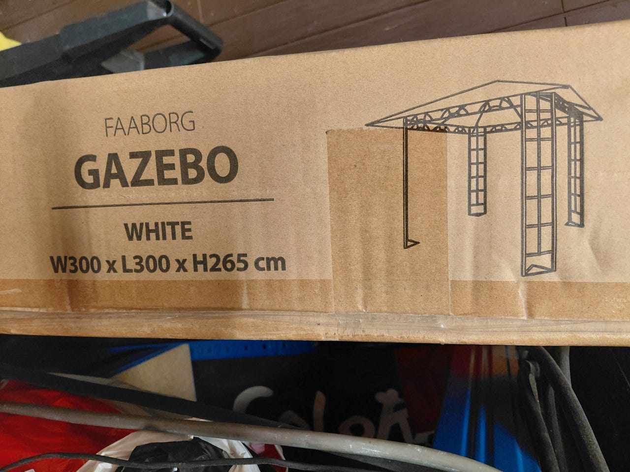 Faaborg  Gazebo white paviljonki