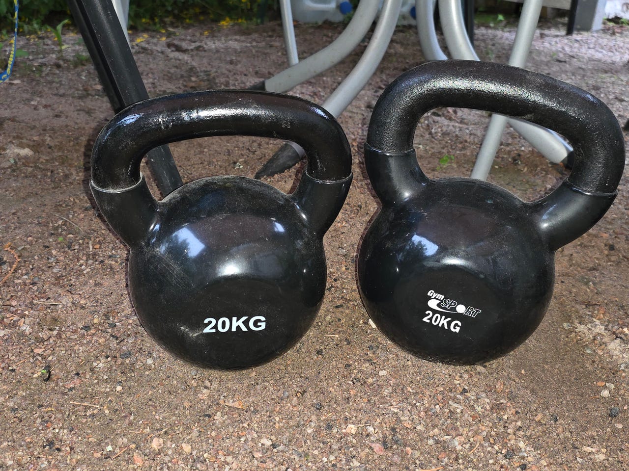 20 kg kahvakuulat musta