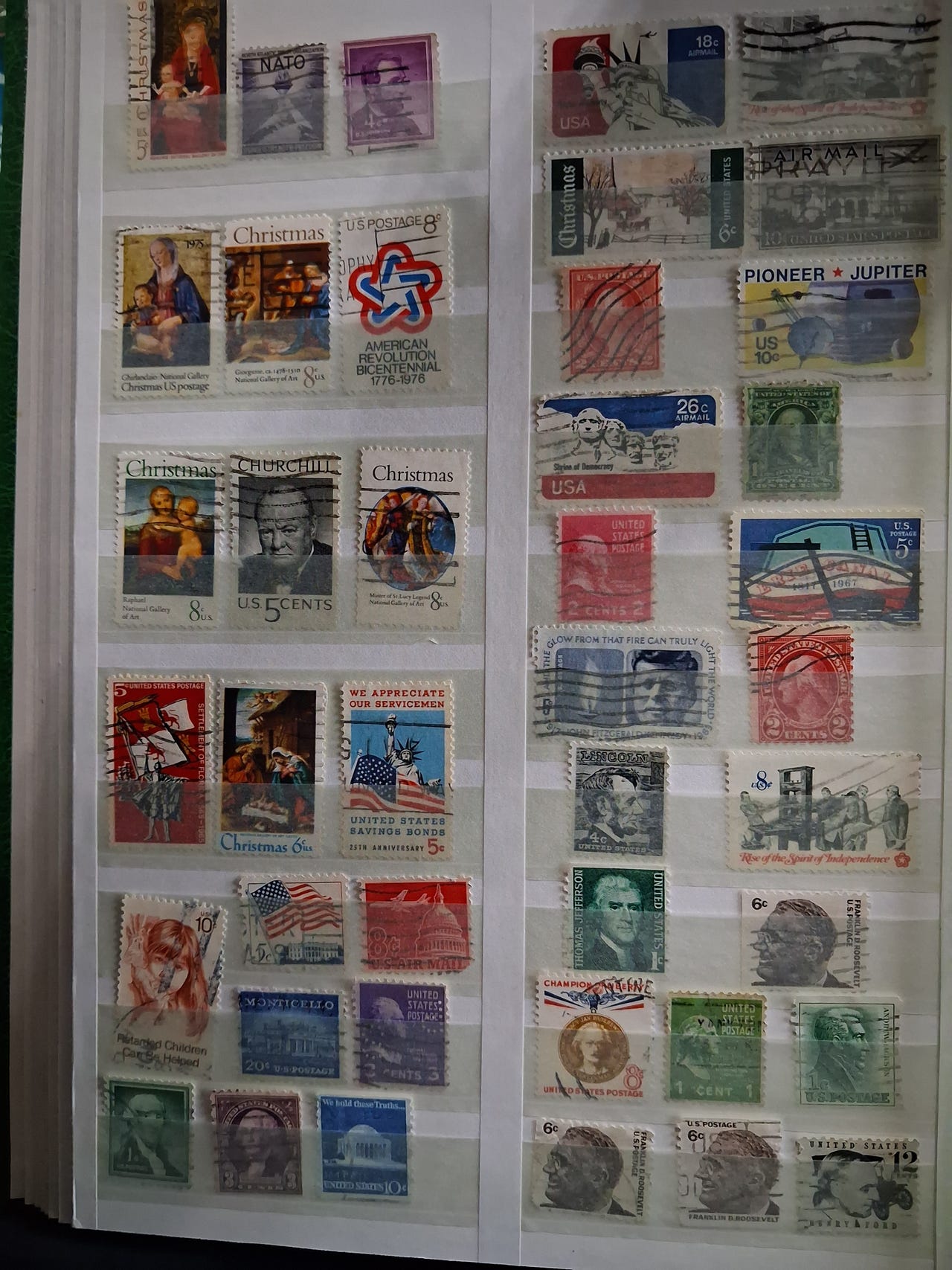 Myydään Usa postimerkkejä