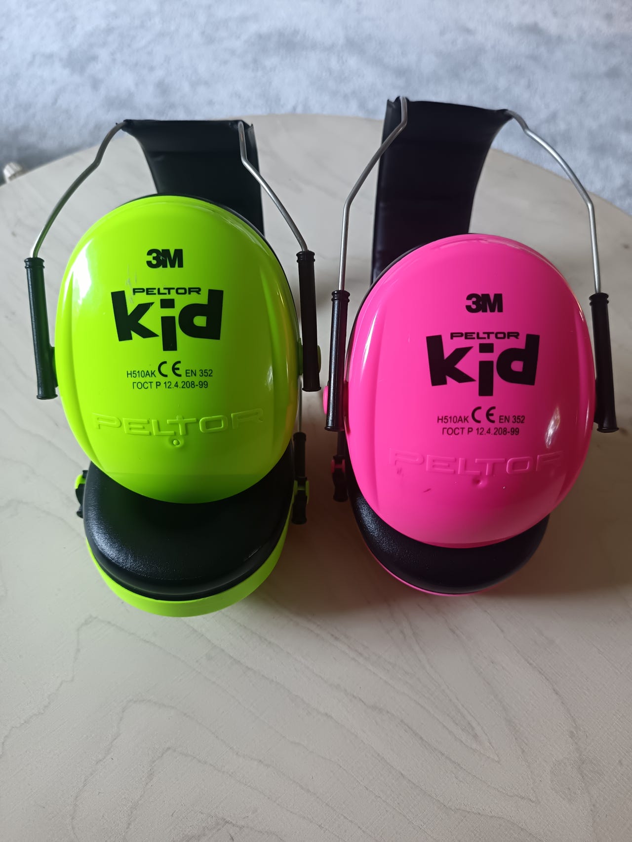 3M Peltor Kid kuulosuojaimet lapsille neonvihreä ja pinkki