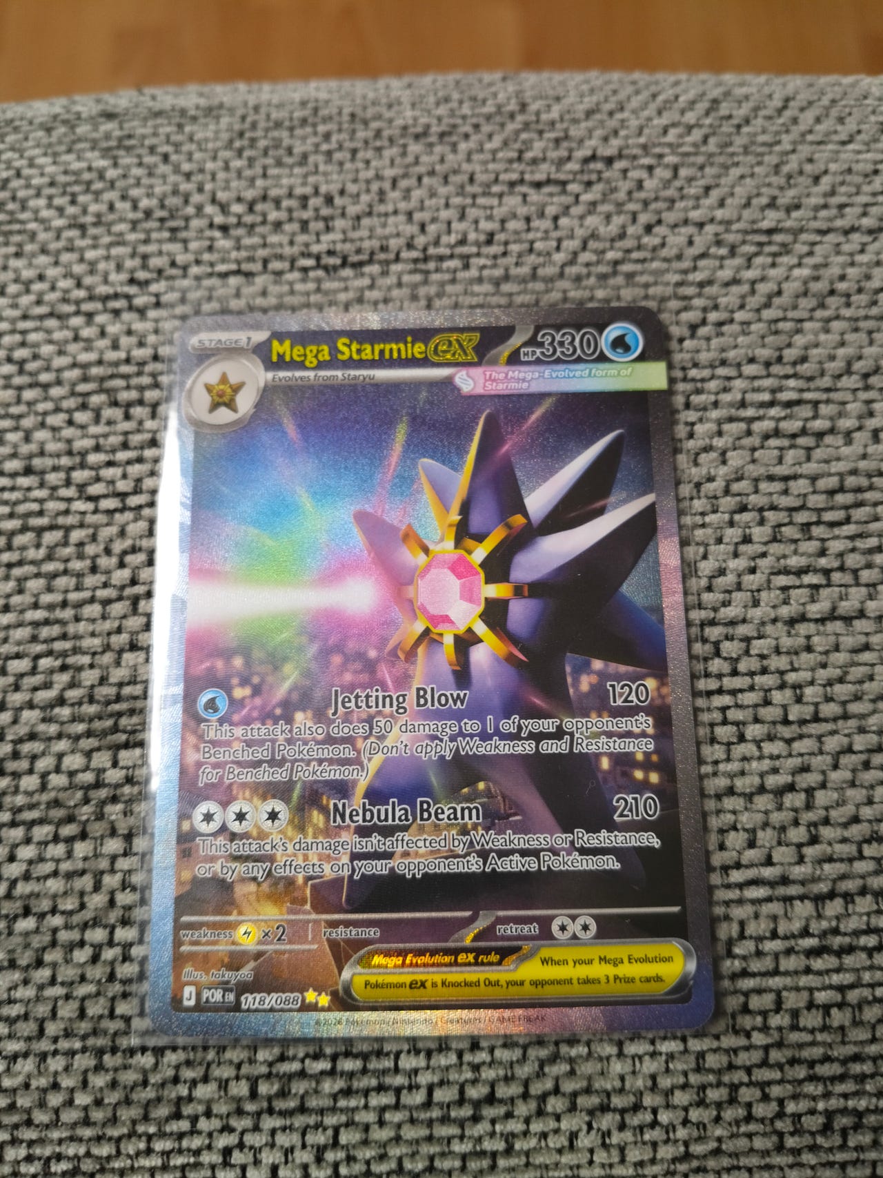 Pokemon Mega Starmie EX 118 (POR)