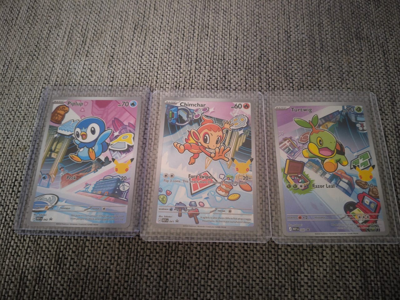 Pokemon gen 4 starter trio