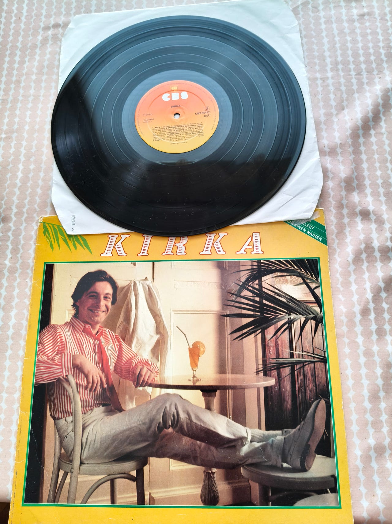 Kirka LP-levy vinyyli