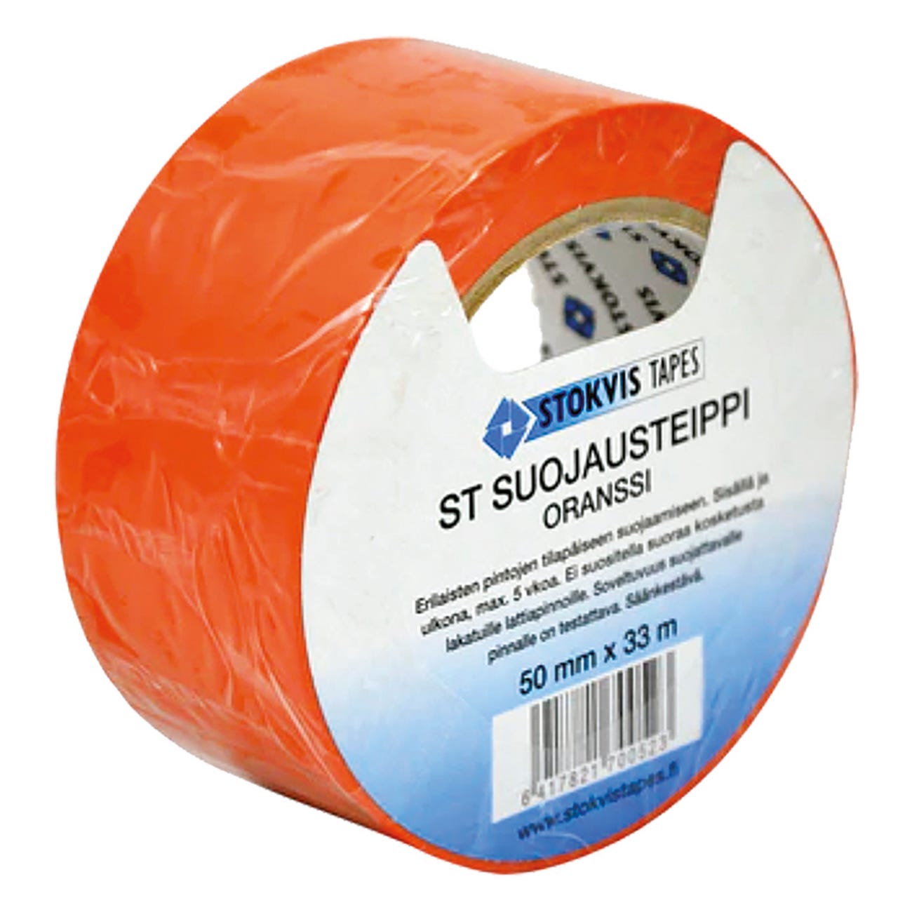 Rakennusteippi Stokvis oranssi 50 mm 33 m
