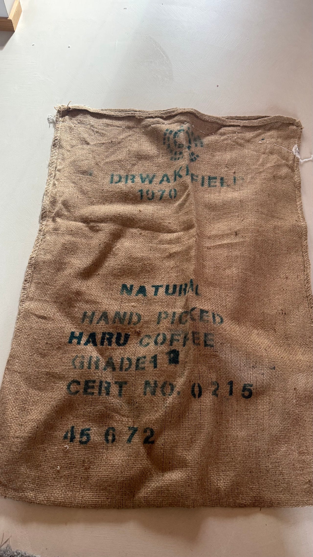 Kahvisäkki / juuttisäkki