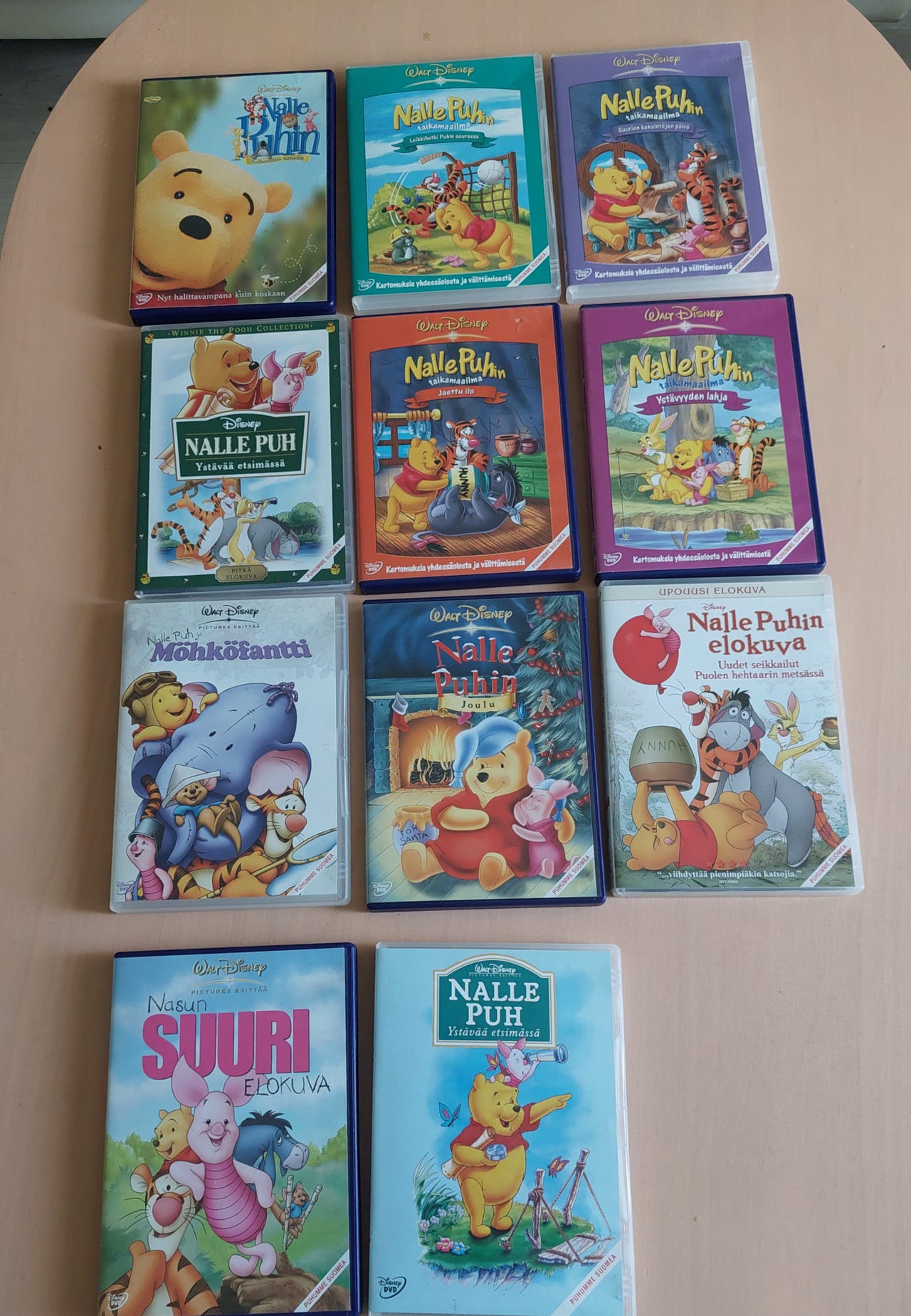 Nalle Puh DVD:t