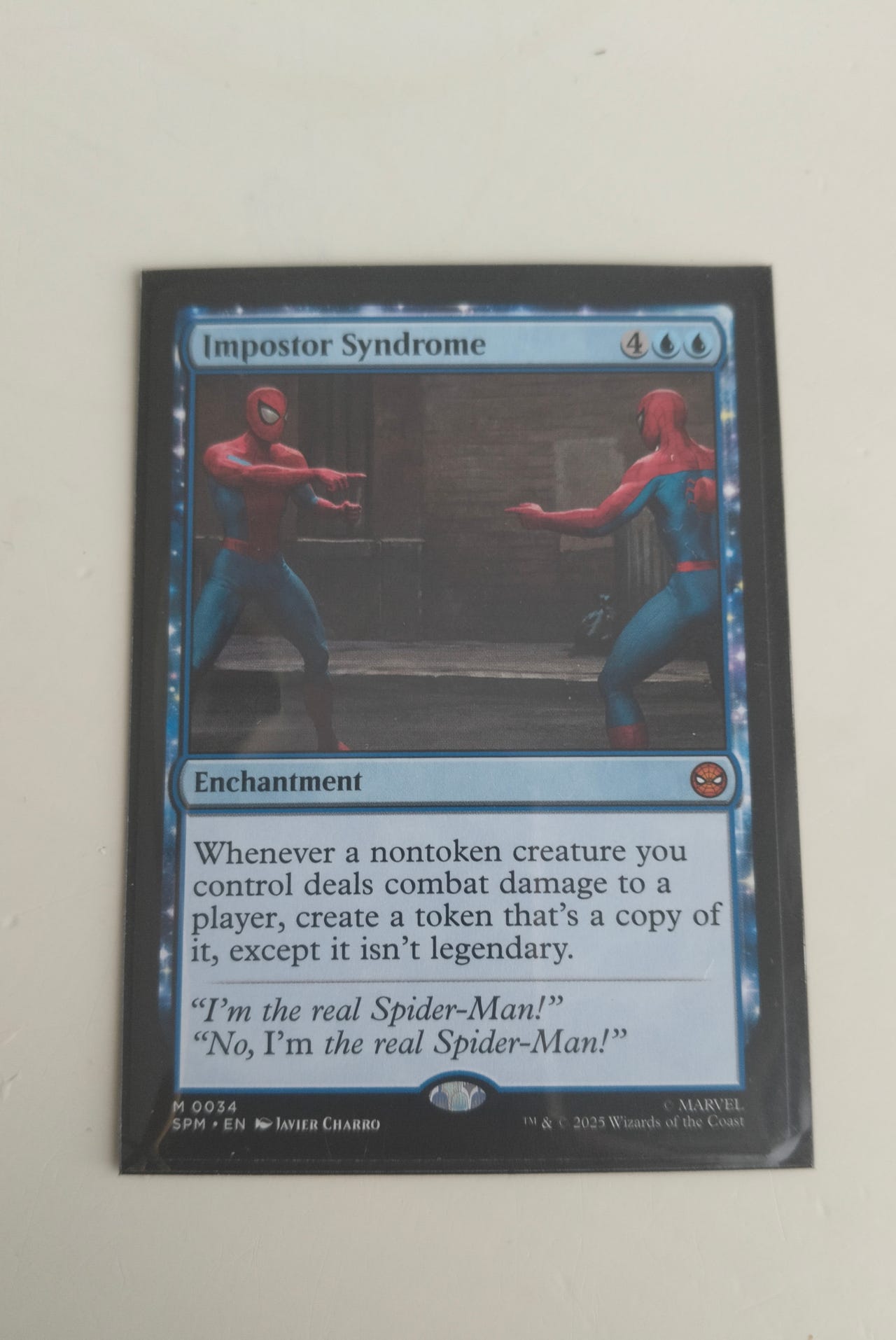 Magic The Gathering Impostor Syndrome Spider-Man -kortti
