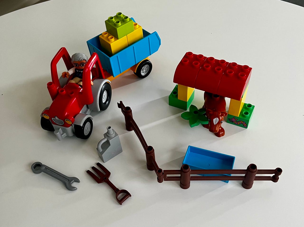Lego Duplo maatilan traktori #10524