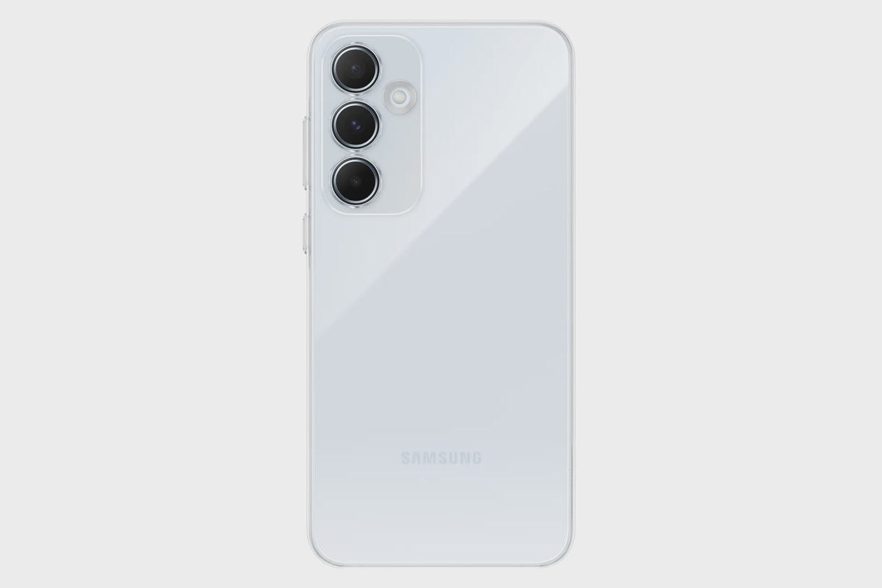 Samsung Galaxy A55 Clear Case -suojakuori, Läpinäkyvä
