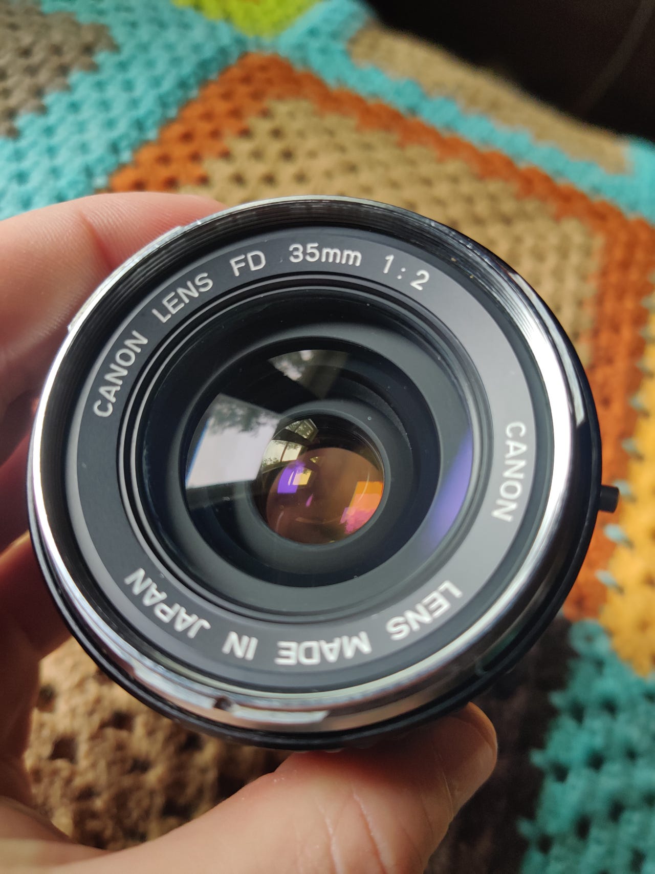 Canon FD 35mm f/2 concave