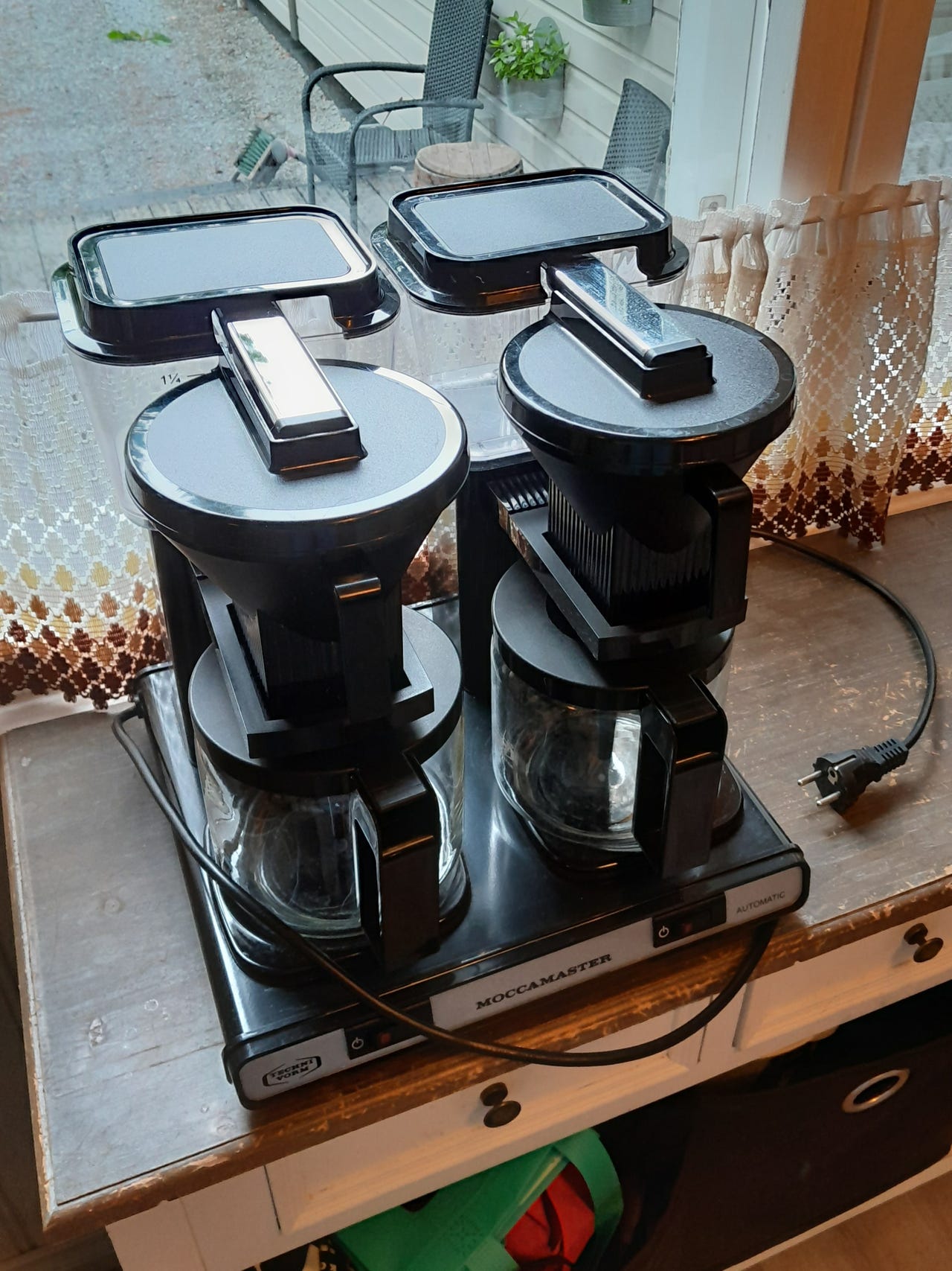 Tupla-Moccamaster 2x1,25 l musta