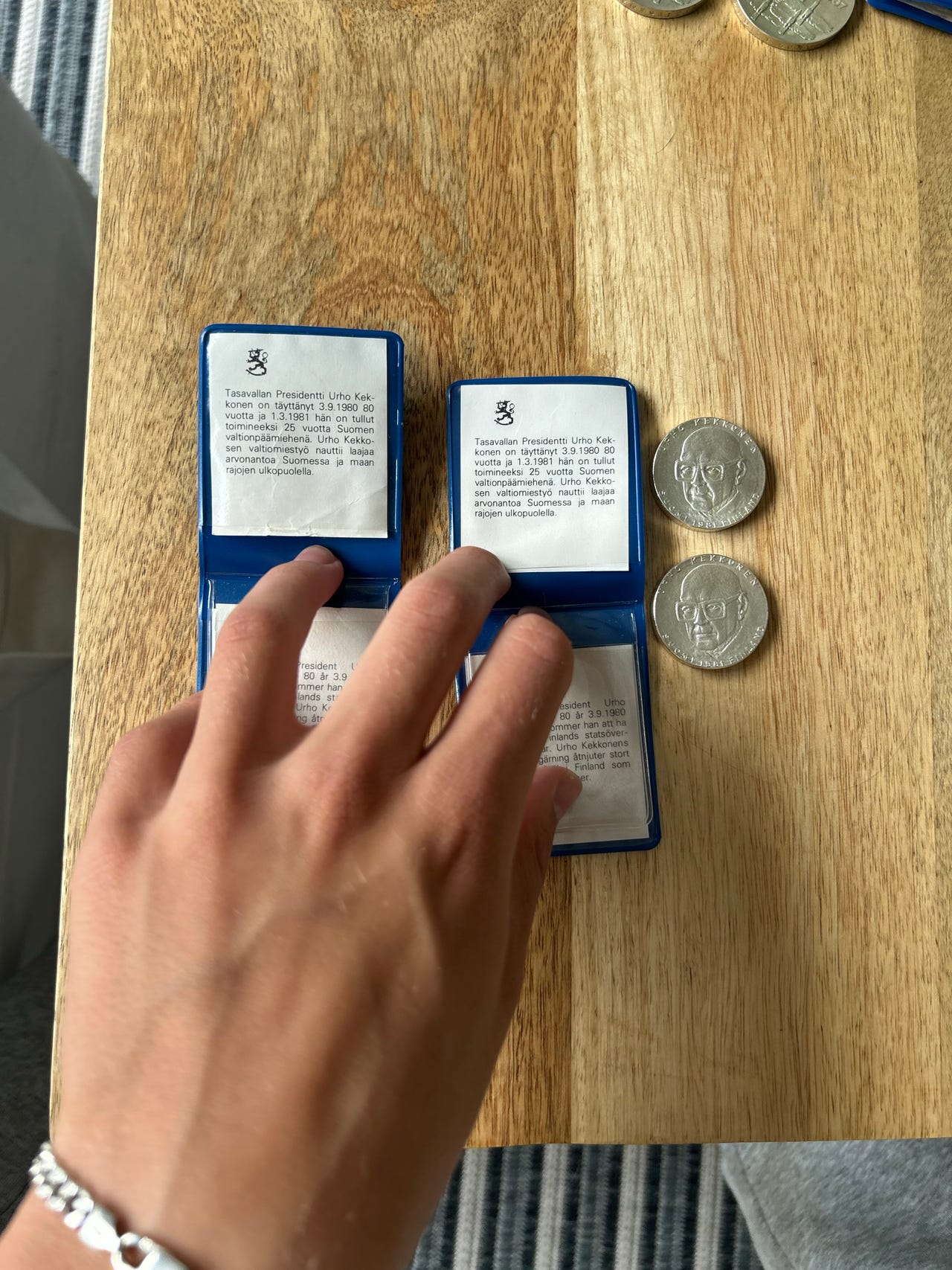 Suomen juhlarahat 2 kpl koteloissa