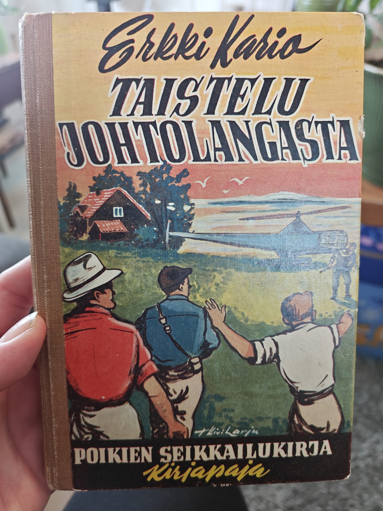 Taistelu johtolangasta -kirja 1954, Erkki Kario