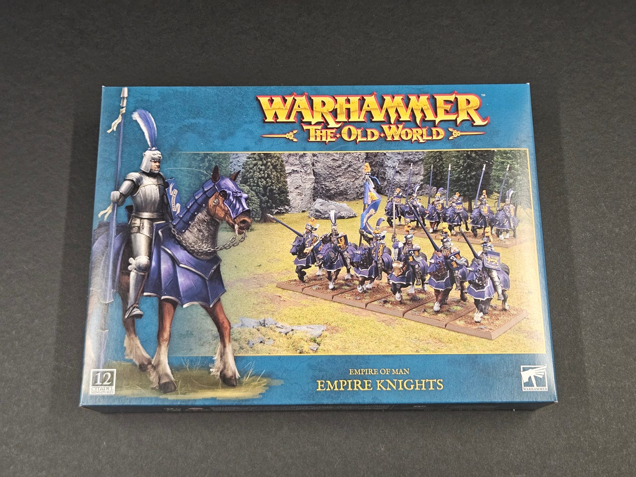 Warhammer Empire Knights ilman hevosia