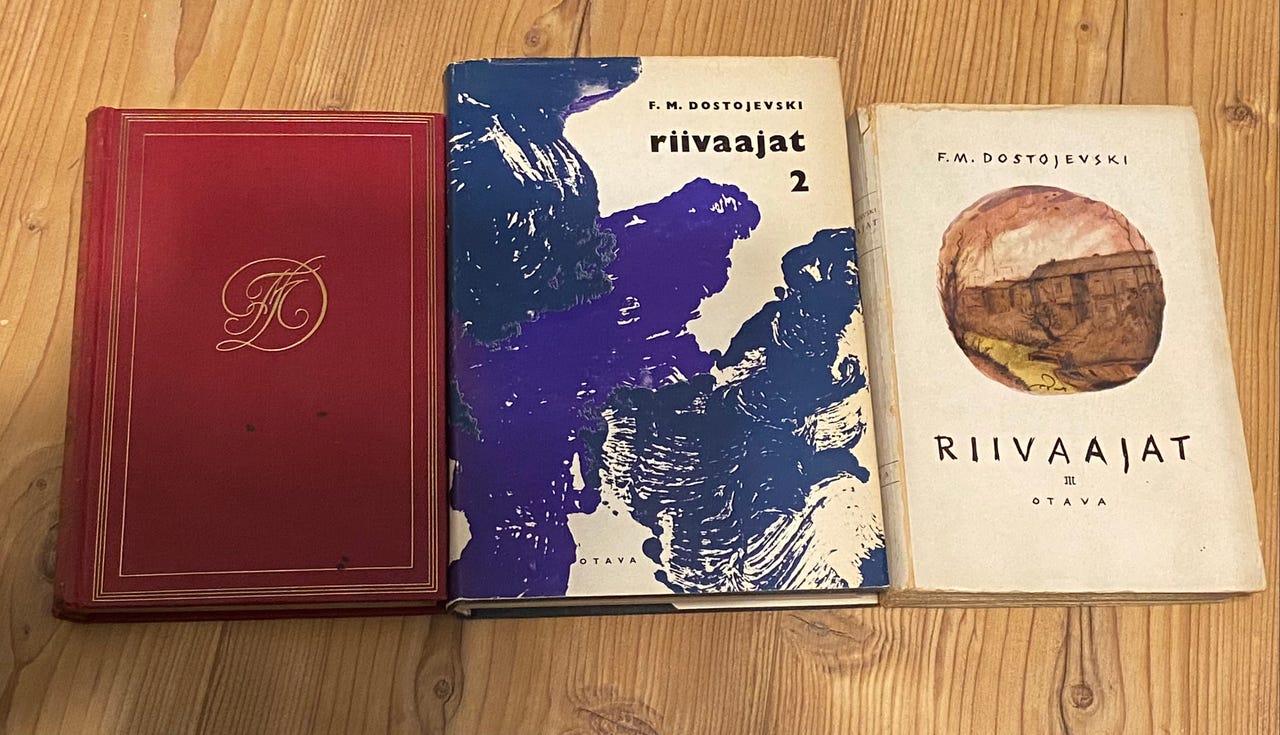 Dostojevski: Riivaajat-sarja, 3 osaa