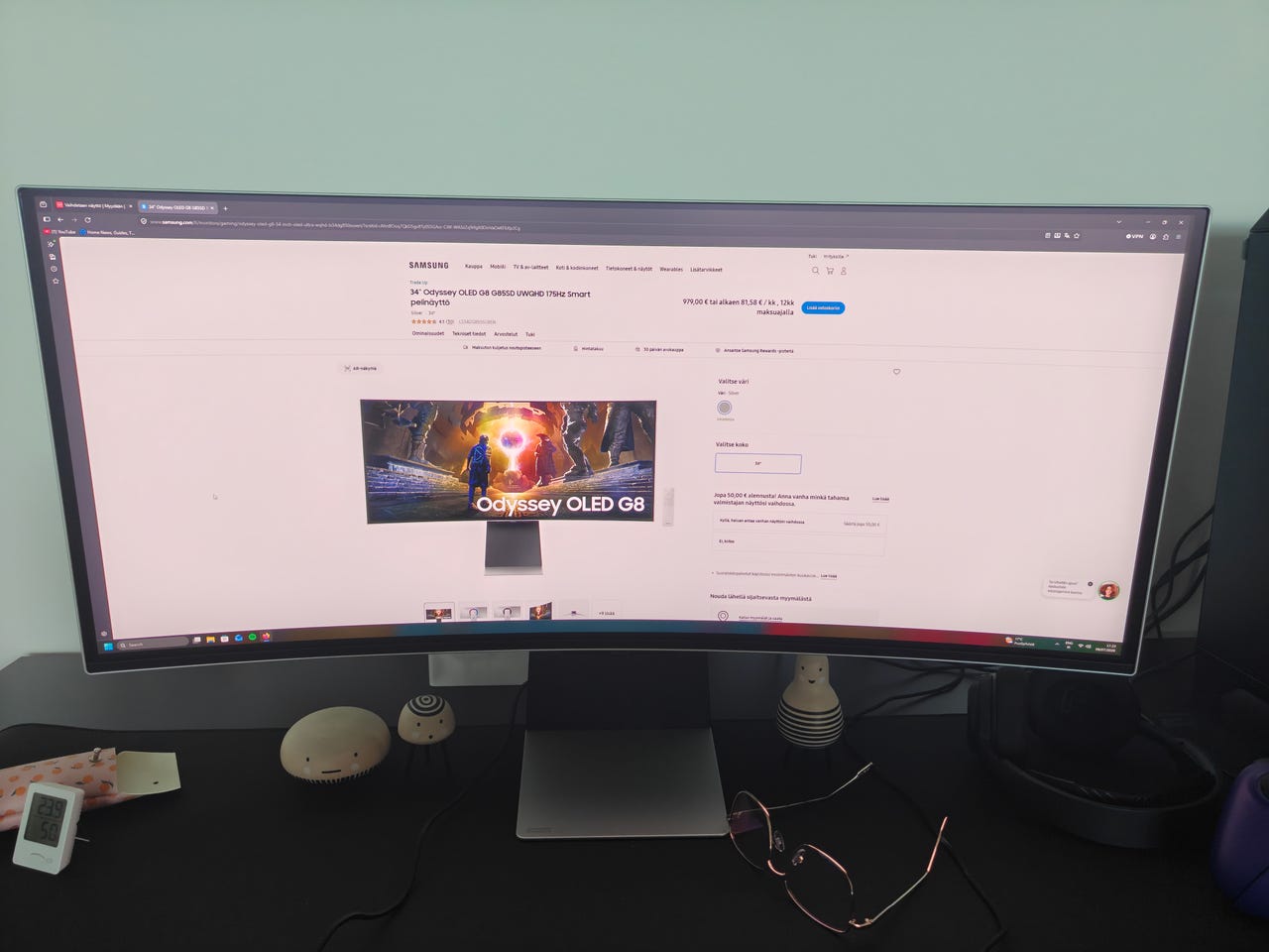 Samsung Odyssey g8 UWQHD 34
