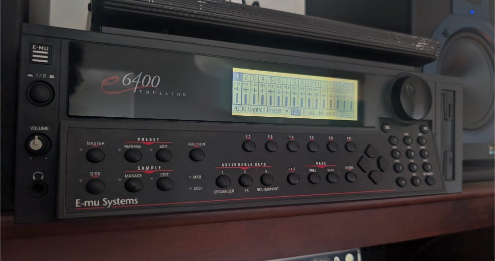E-MU E6400 Classic Sampler Sampleri