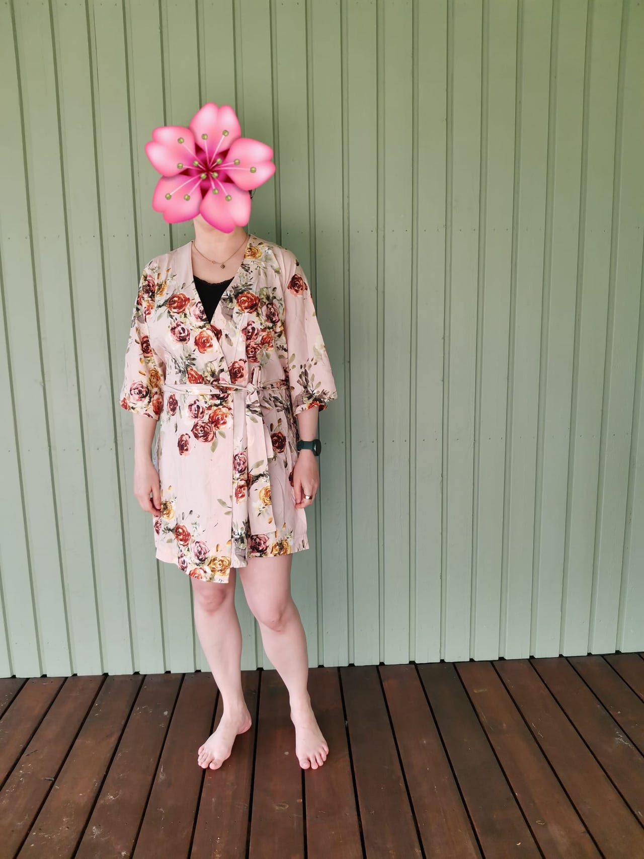 Kaiko rose yard kimono xxs/xs