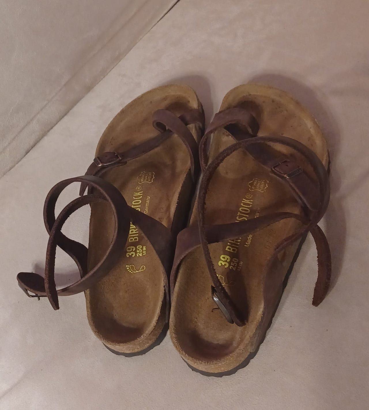 Birkenstock sandaalit koko 39 ruskea