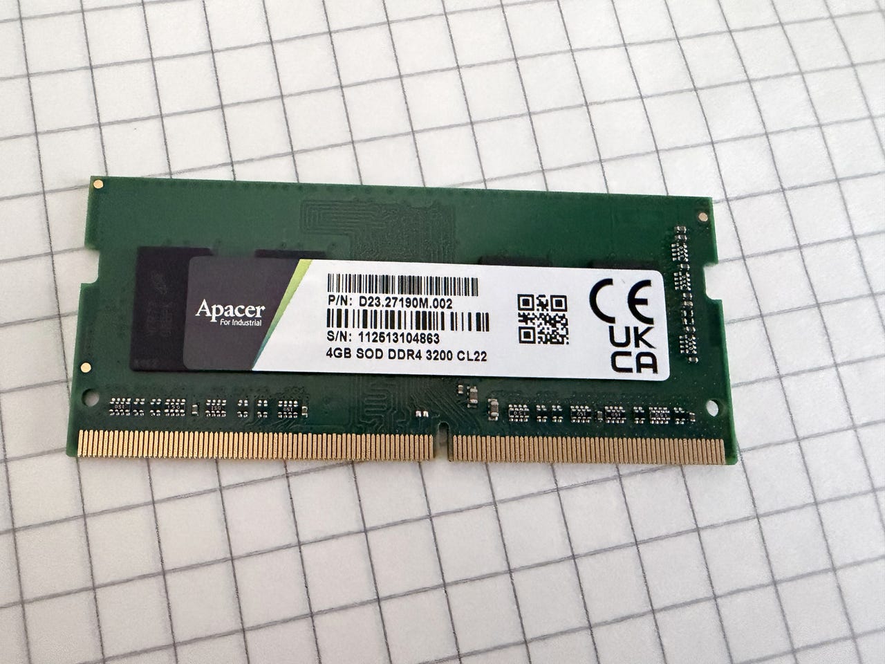 Apacer 4GB DDR4 3200 SO-DIMM | Tori
