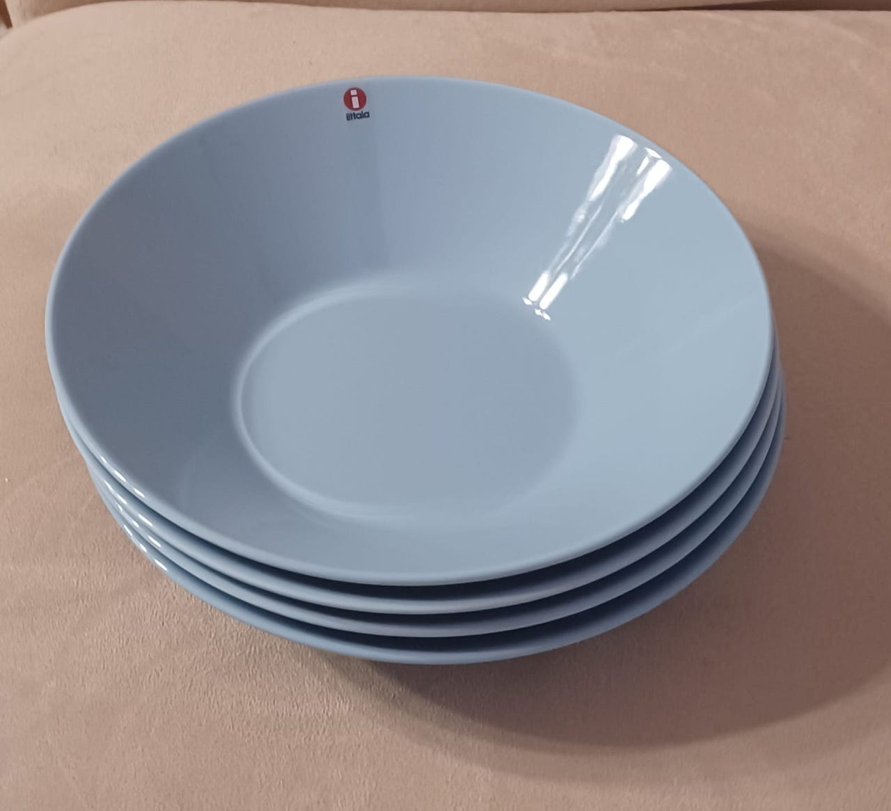 Iittala Teema syvät lautaset vaaleansininen