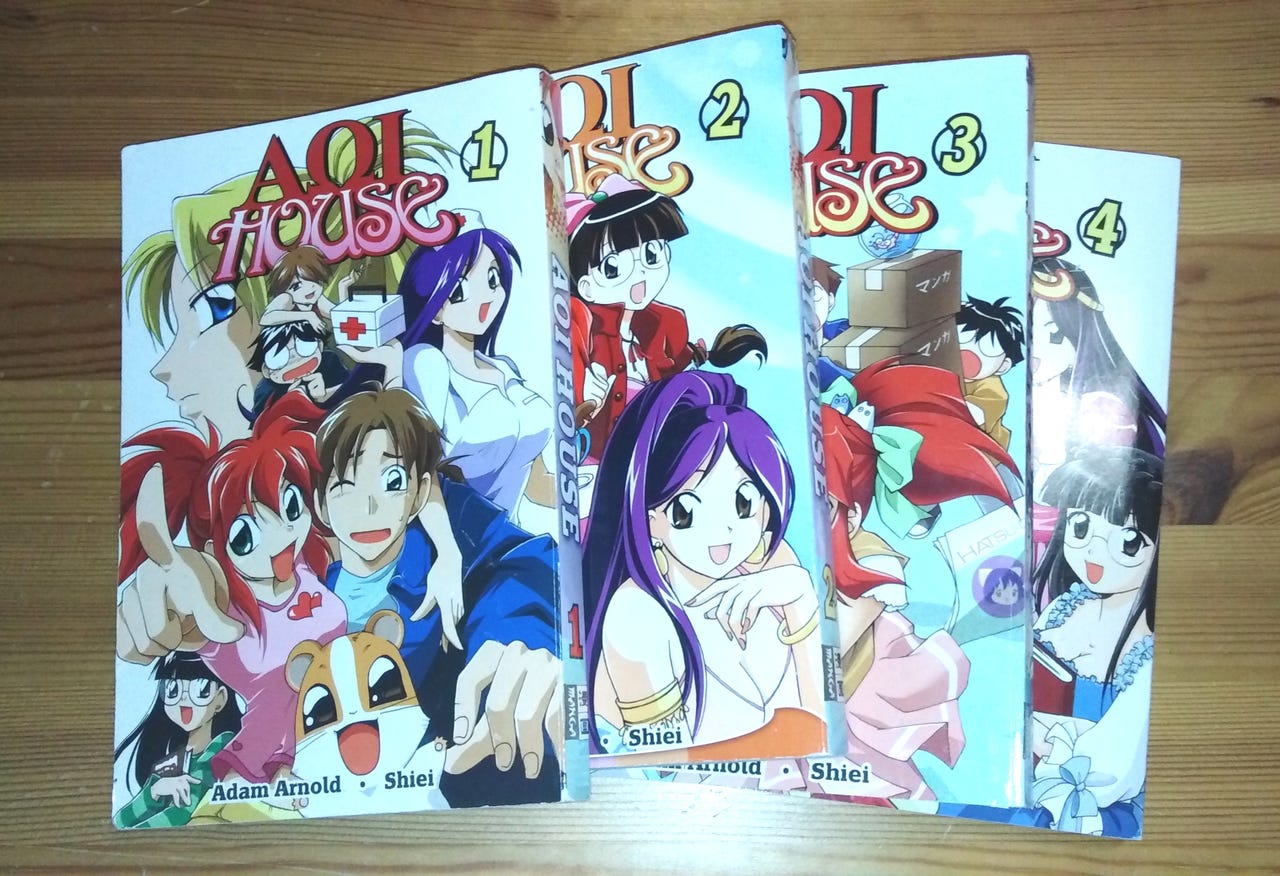 Aoi House manga osat 1-4