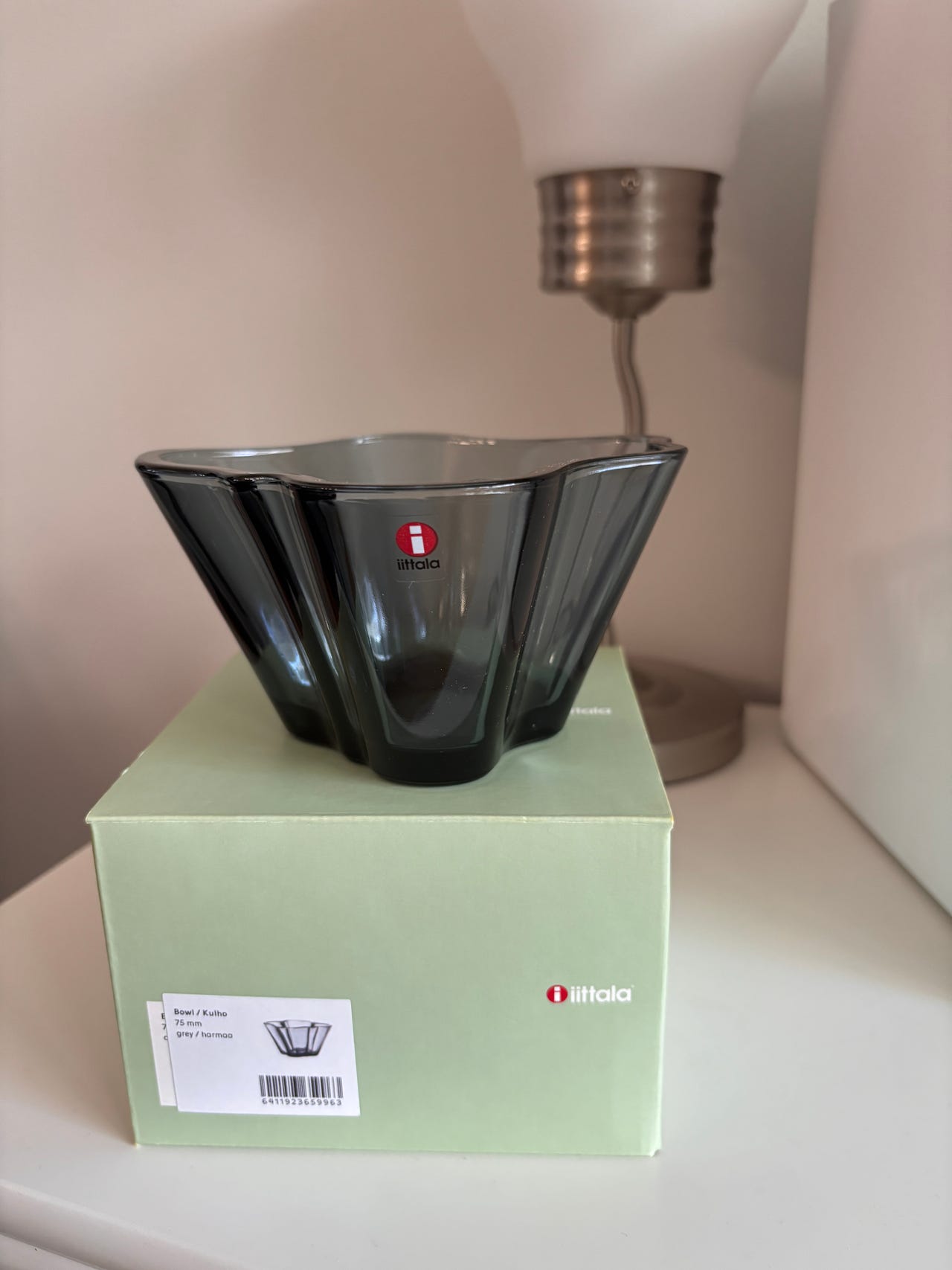 Uusi Alvar Aalto kulho harmaa