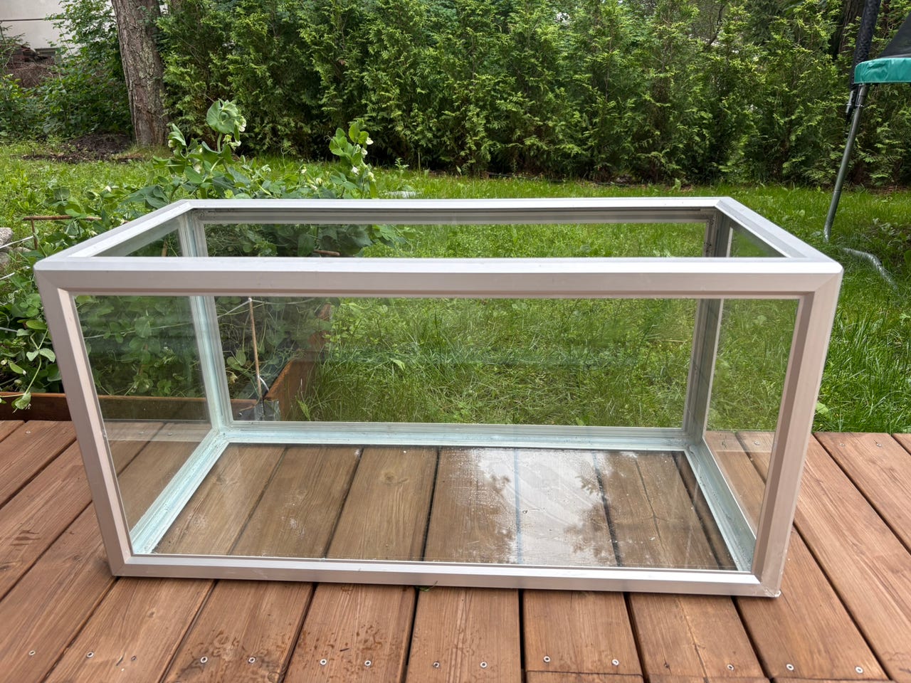 Akvaario terraario 120 litraa 80x35 cm