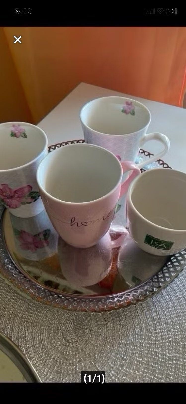 IKEA mukit kukkakuvioilla