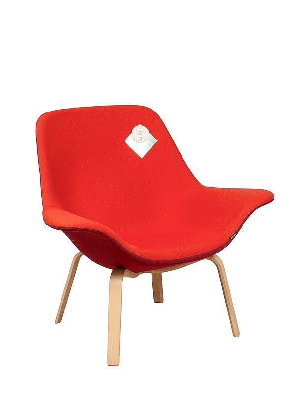 OFFECCT Oyster Wood Low -nojatuoli