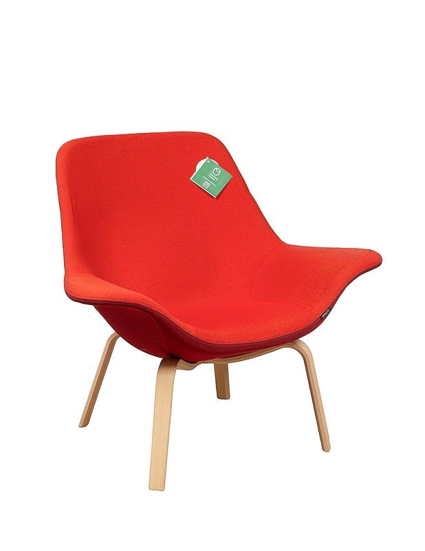 OFFECCT Oyster Wood Low -nojatuoli