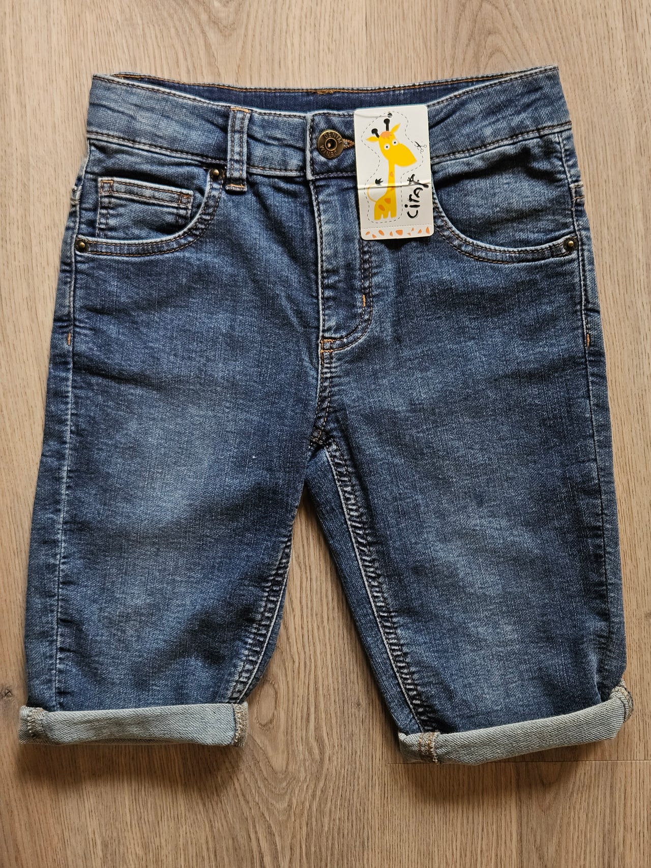 Farkkushortsit UUSI 128 cm
